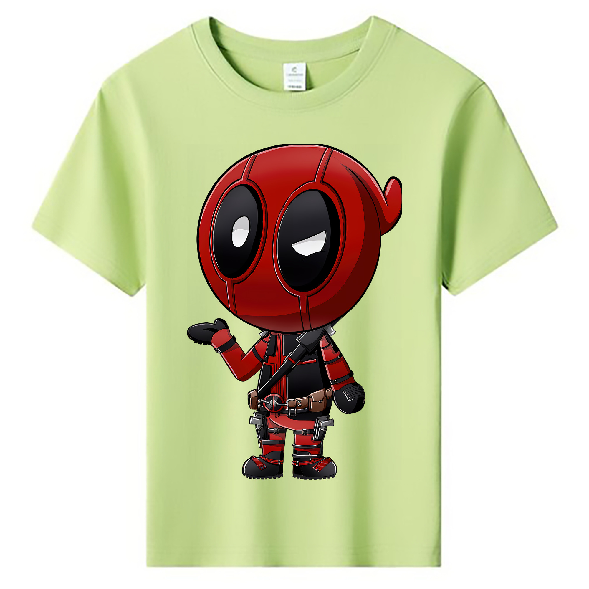 （画像用） Deadpool デッドプール 綿100％キッズTシャツ（フロントプリント）